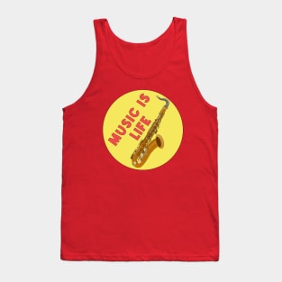 Music is Life Tank Top